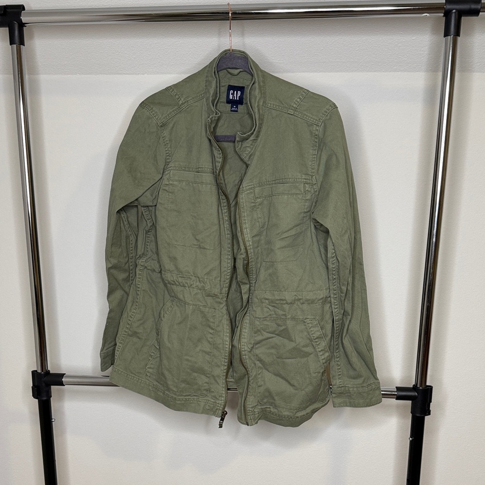GAP Men's Olive Military Jacket